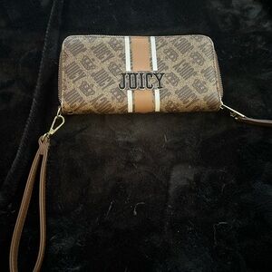 Juicy Couture Brown Monogram Wallet